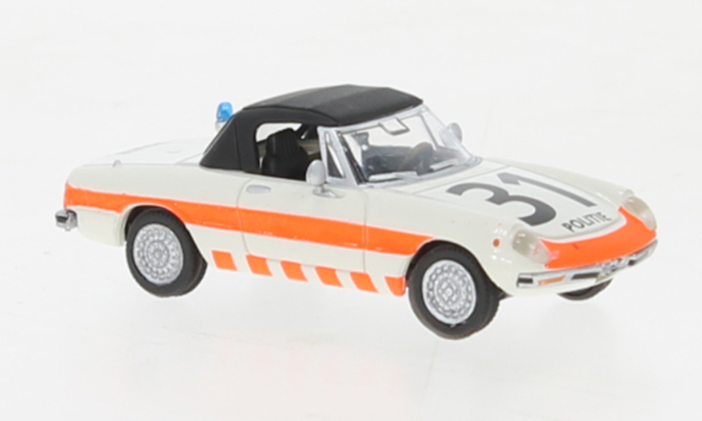 ALFA ROMEO SPIDER POLITIE 31 1969 (ДЛИНА МОДЕЛИ 3-5 СМ)