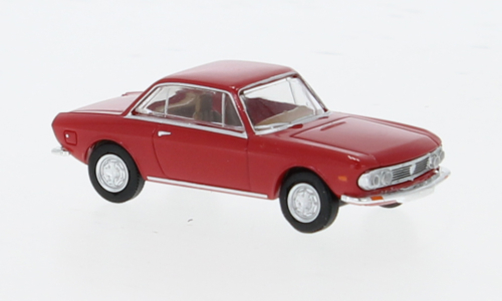 LANCIA FULVIA COUPE 1970, RED (ДЛИНА МОДЕЛИ 3-5 СМ)