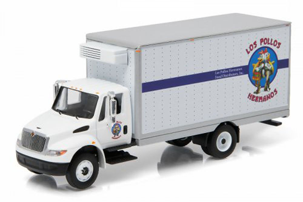INTERNATIONAL DURASTAR BOX VAN LOS POLLOS HERMANOS 2013 (FROM THE TV SERIES BREAKING BAD) (ДЛИНА МОДЕЛИ 6-10 СМ)