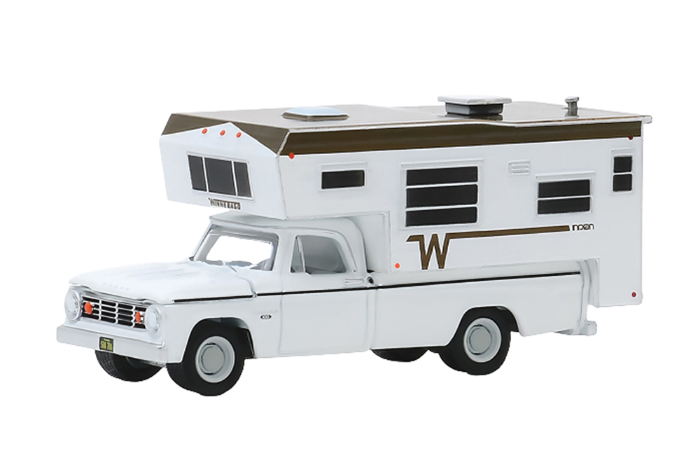 DODGE D-100 WITH WINNEBAGO SLIDE-IN CAMPER 1966 (ДЛИНА МОДЕЛИ 6-10 СМ)