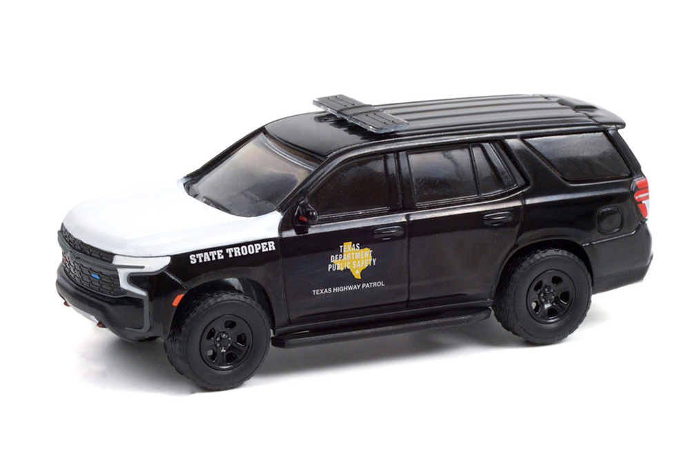 CHEVROLET TAHOE POLICE PURSUIT VEHICLE TEXAS HIGHWAY PATROL 2021 (ДЛИНА МОДЕЛИ 6-10 СМ)