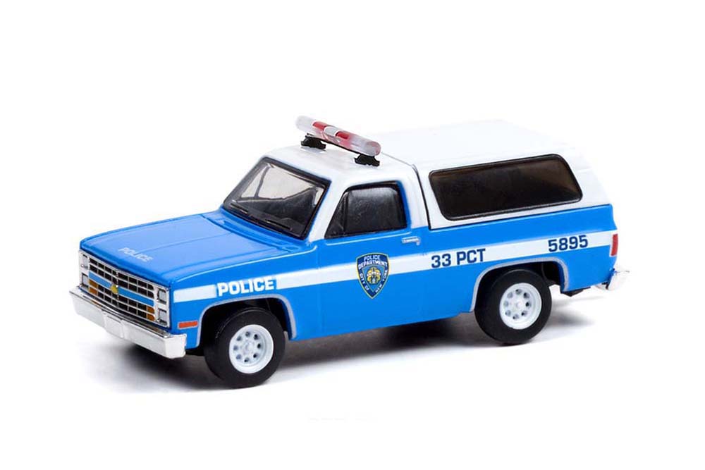 CHEVROLET K-5 BLAZER "NEW YORK CITY POLICE DEPARTMENT" (NYPD) 1985 (ДЛИНА МОДЕЛИ 6-10 СМ)