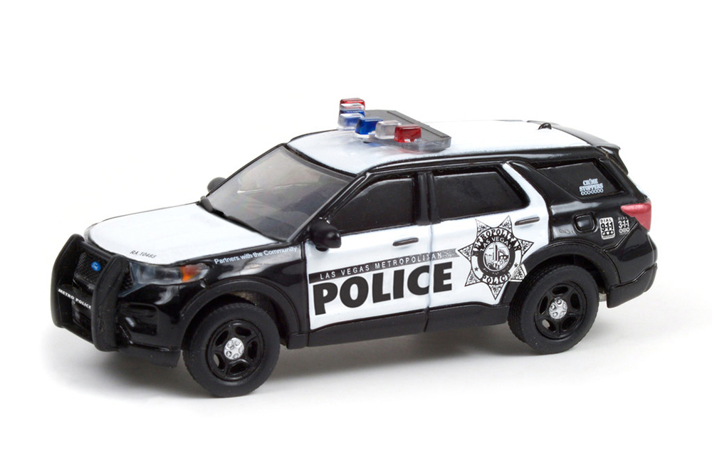 FORD POLICE INTERCEPTOR UTILITY LAS VEGAS METROPOLITAN POLICE 2020 (ДЛИНА МОДЕЛИ 6-10 СМ)