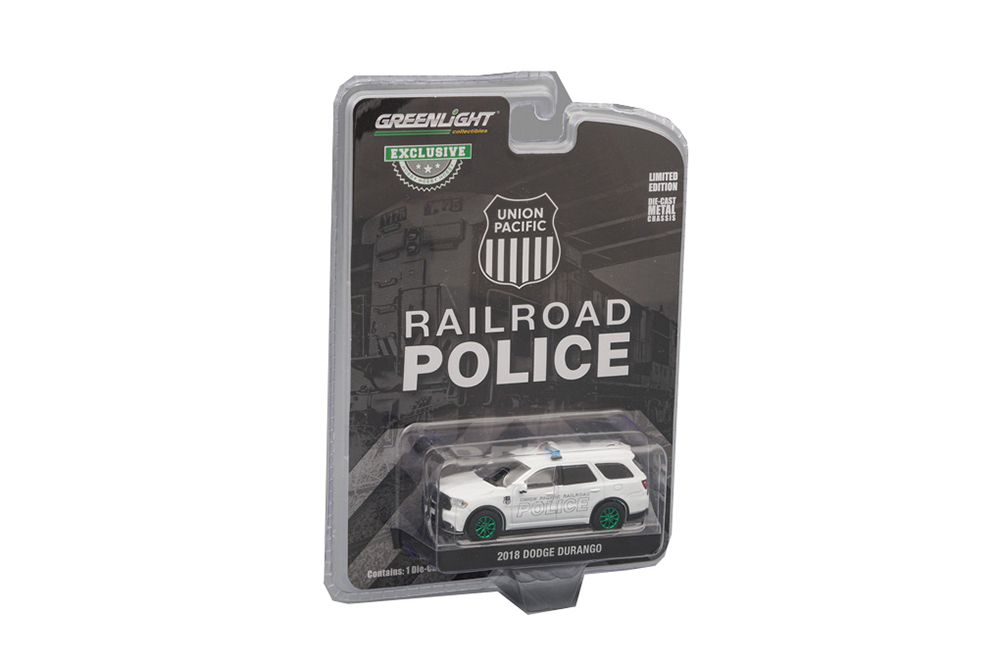 DODGE DURANGO UNION PACIFIC RAILROAD POLICE 2018 (GREENLIGHT!!!)  / DODGE DURANGO UNION PACIFIC RAILROAD POLICE 2018 (ЗЕЛЕНЫЙ СВЕТ!!!) (ДЛИНА МОДЕЛИ 6-10 СМ)