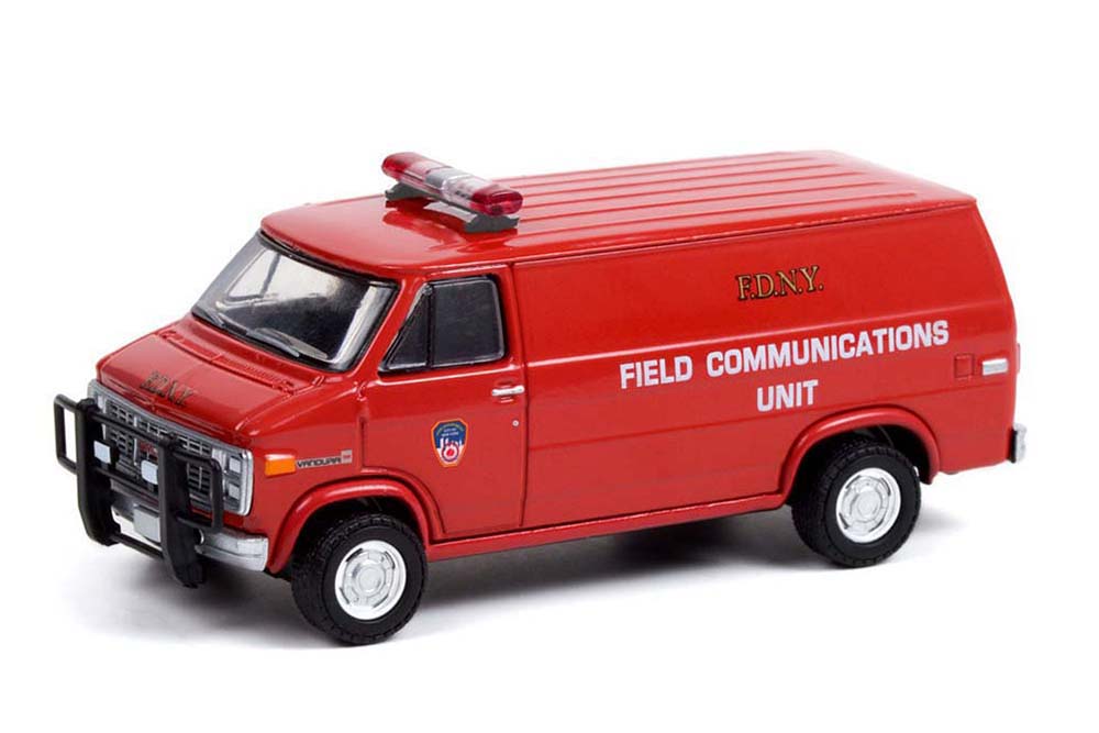 GMC VANDURA "FIRE DEPARTMENT CITY OF NEW YORK FIELD COMMUNICATIONS UNIT" (FDNY) 1989 (ДЛИНА МОДЕЛИ 6-10 СМ)