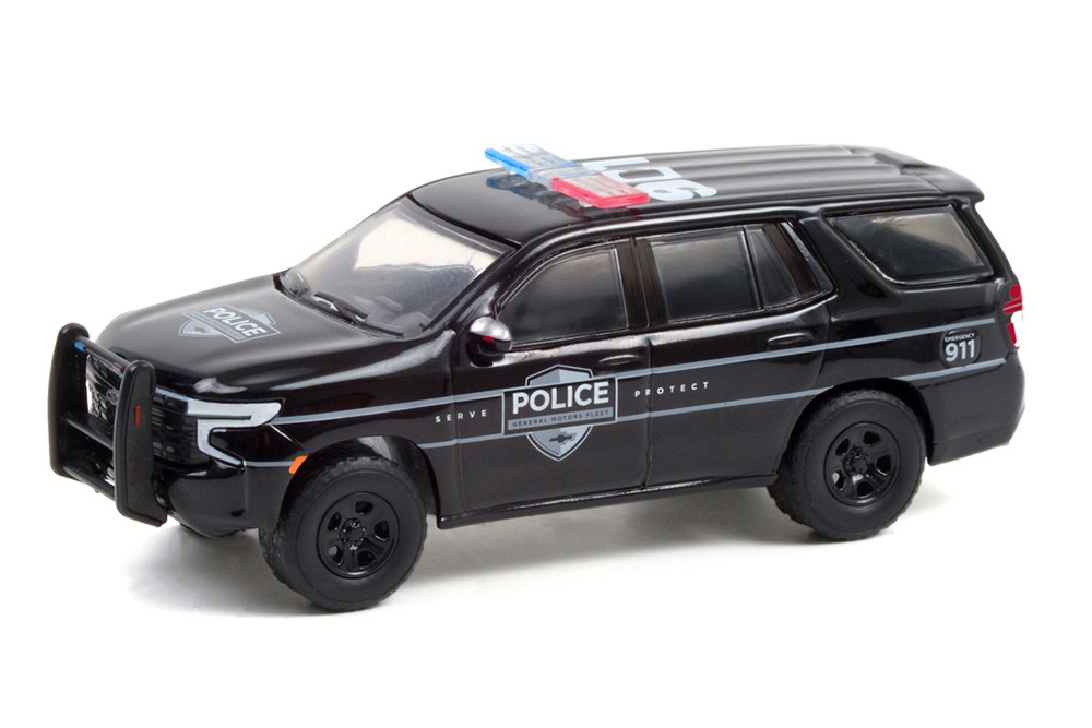 CHEVROLET TAHOE POLICE PURSUIT VEHICLE (PPV) 2021 BLACK (ДЛИНА МОДЕЛИ 6-10 СМ)