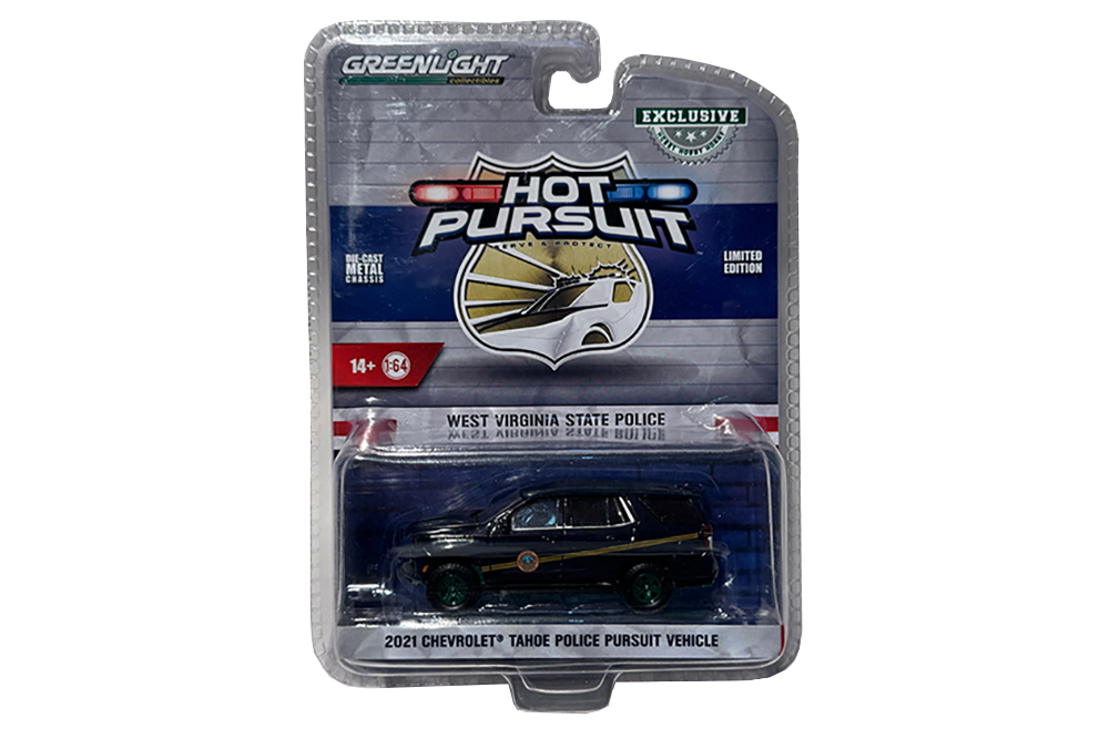 CHEVROLET TAHOE POLICE PURSUIT VEHICLE "WEST VIRGINIA STATE POLICE" 2021 (GREENLIGHT!!!)