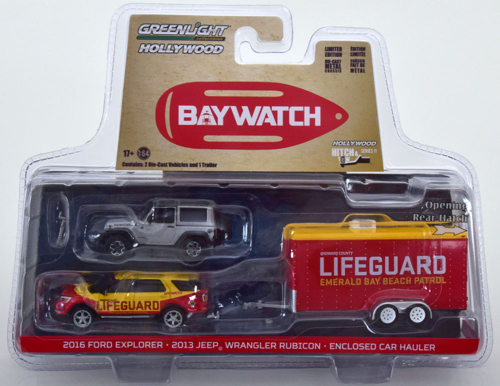FORD EXPLORER JEEP WRANGER AND ENCLOSED CAR TRAILER (ДЛИНА МОДЕЛИ 6-10 СМ)