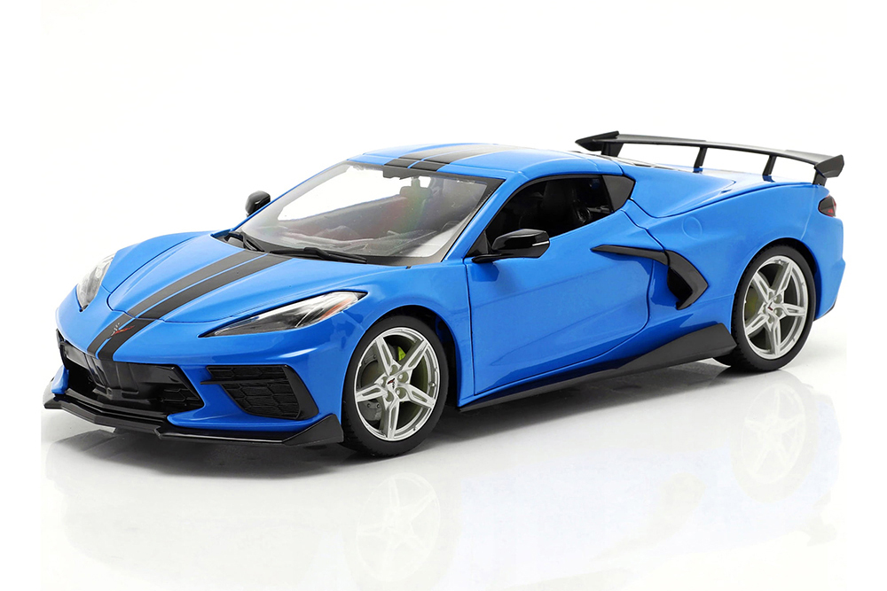 CHEVROLET CORVETTE STINGRAY COUPE 2020 BLUE / ШЕВРОЛЕ КОРВЕТ СИНИЙ