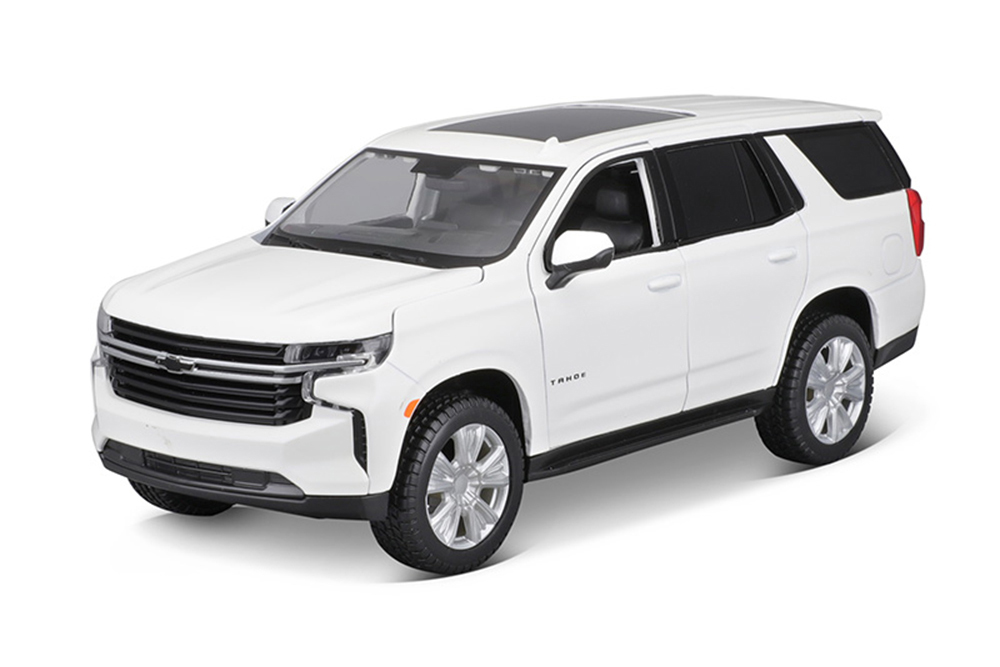 CHEVROLET TAHOE 2023 WHITE / ШЕВРОЛЕ ТАХО БЕЛЫЙ (МАСШТАБ 1:26)