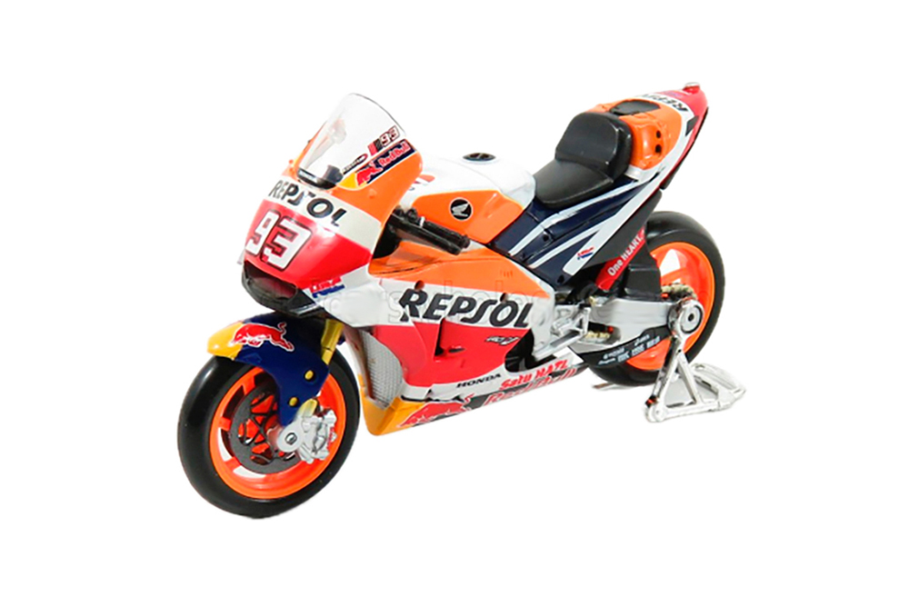 HONDA RC213V TEAM REPSOL HONDA #93 MOTOGP MARC MARQUEZ SEASON (2018) WORLD CHAMPION, BLACK ORANGE RED