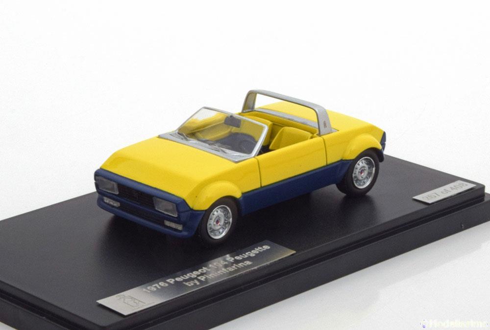 PEUGEOT 104 PEUGETTE PININFARINA SPIDER 1976 YELLOW BLUE