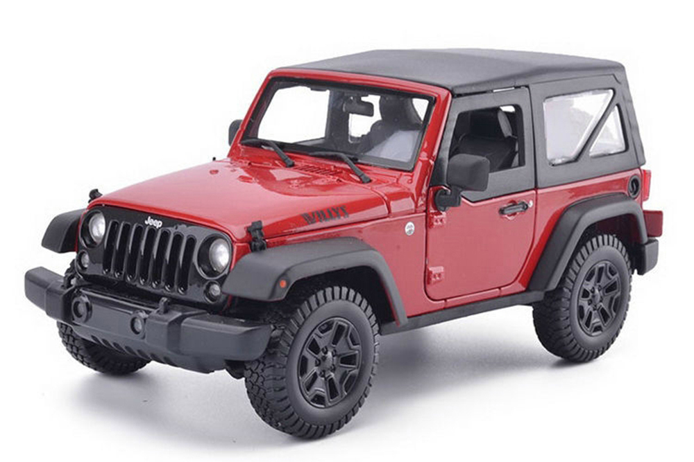 JEEP WRANGLER 3D 2014 С ТЕНТОМ / ДЖИП ВРАНГЛЕР 3D КРАСНЫЙ