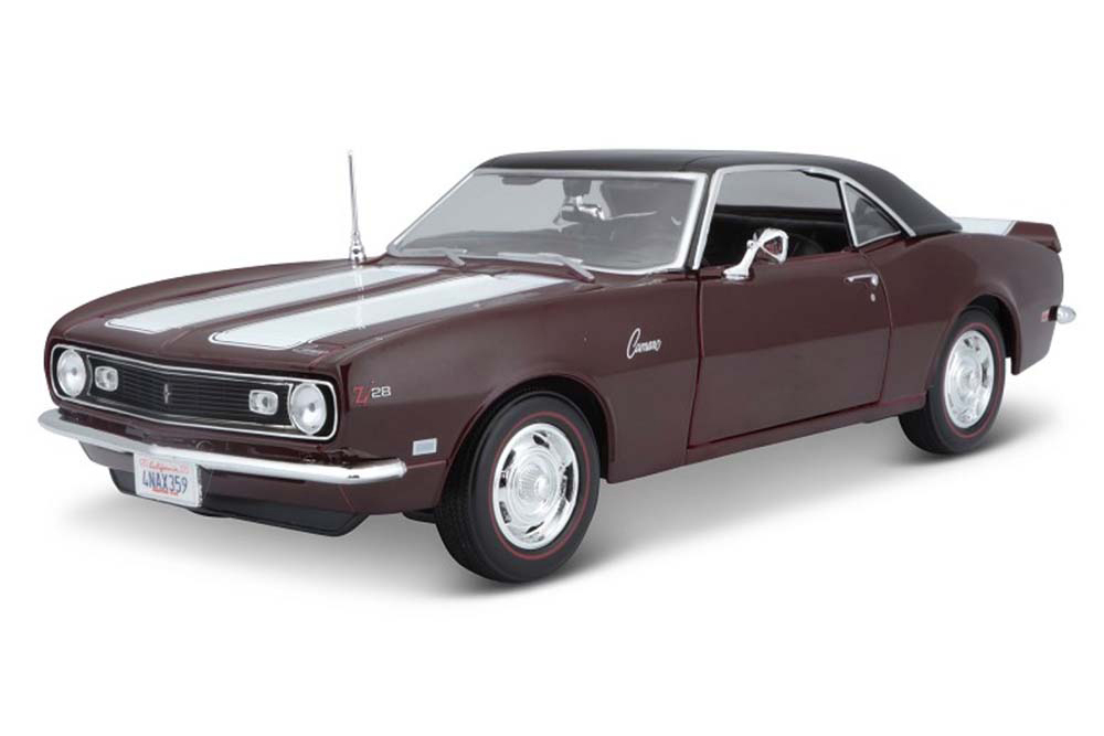 CHEVROLET CAMARO Z/28 COUPE 1968 DARK RED / ШЕВРОЛЕ КАМАРО З-28 ТЕМНО-КРАСНЫЙ