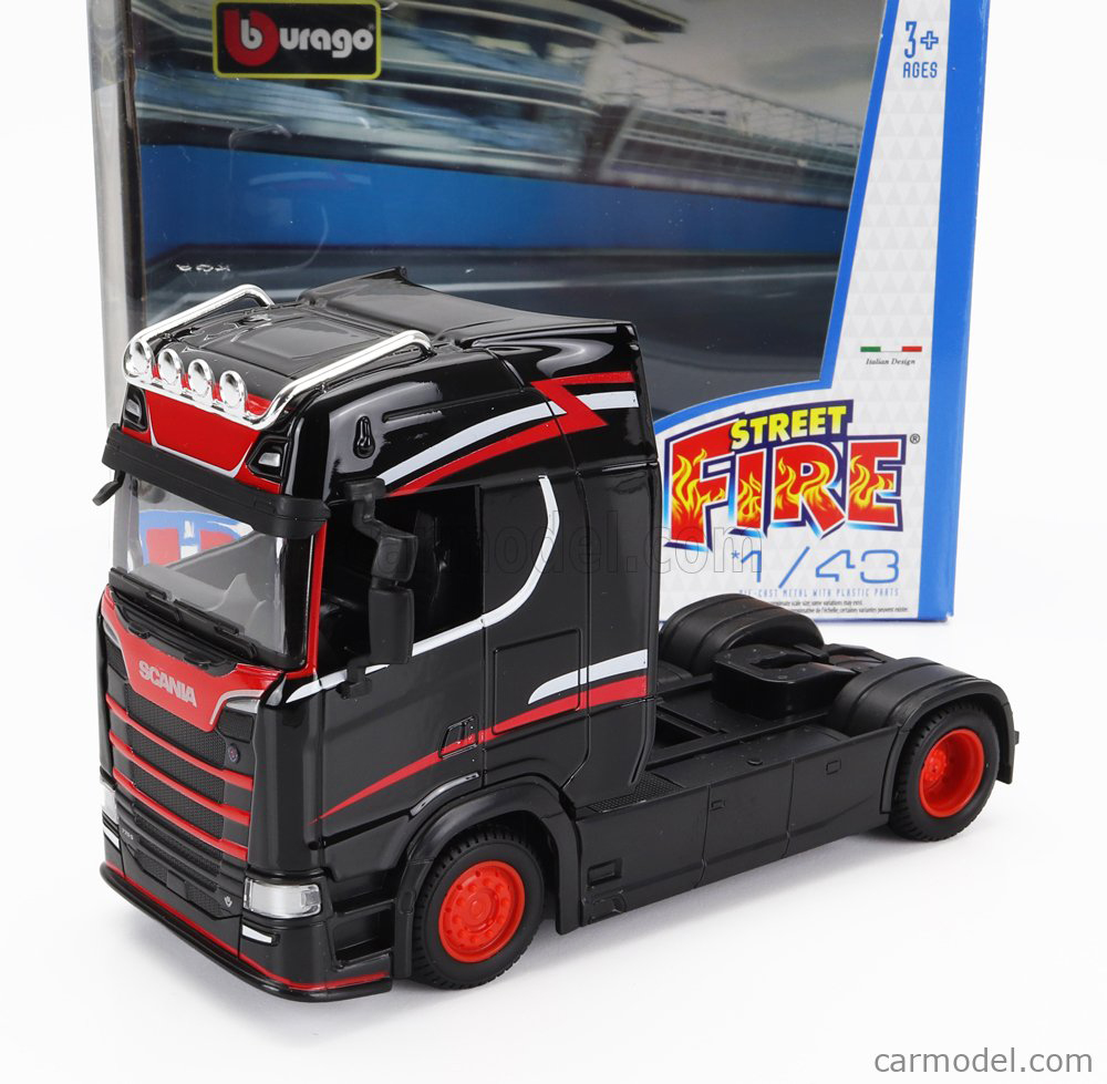 SCANIA S770 V8 TRACTOR TRUCK 2-ASSI 2021, BLACK