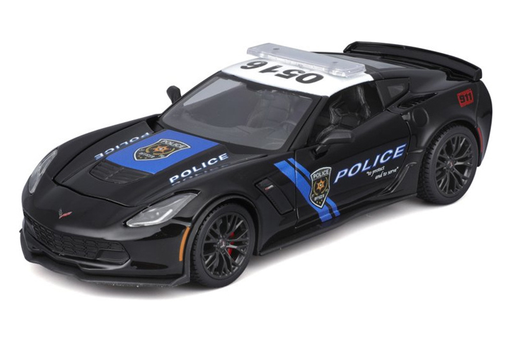 CHEVROLET CORVETTE Z06 POLICE 2015 ПОЛИЦИЯ / ШЕВРОЛЕ КОРВЕТ Z06 ПОЛИЦИЯ ЧЕРНЫЙ