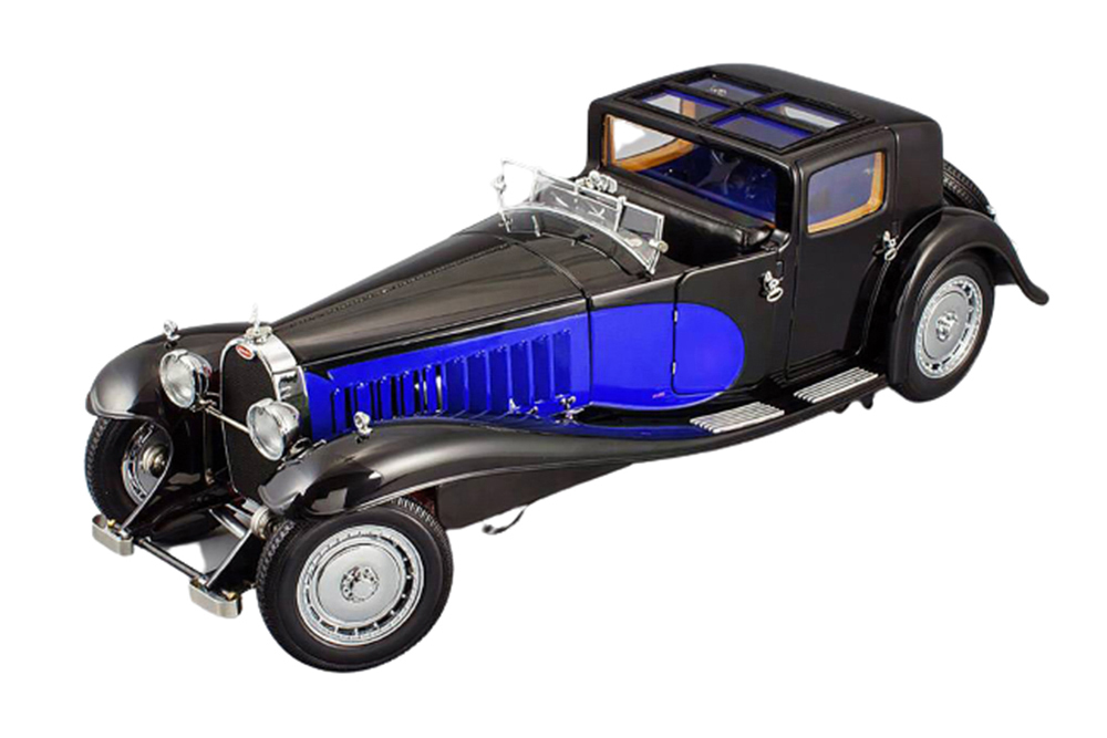 BUGATTI TYP 41 ROYALE COUPE DE VILLE (BLUE/BLACK) / БУГАТТИ ТИП-41 РОЯЛЬ КУПЕ ДЕ ВИЛЬ