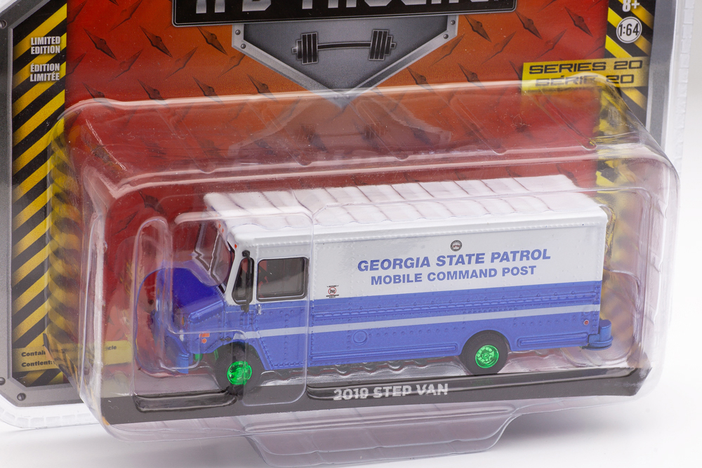 GRUMMAN OLSON STEP VAN 2019 GEORGIA STATE PATROL MOBILE COMMAND POST 2019 (ПОЛИЦИЯ) С ЗЕЛЕНЫМИ ЭЛЕМЕНТАМИ (СПЕЦИАЛЬНОЕ ИЗДАНИЕ)