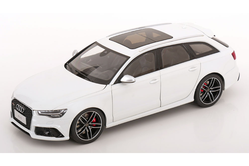 AUDI RS6 AVANT WHITE METALLIC