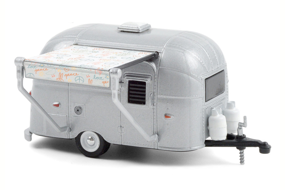 AIRSTREAM BAMBI WITH PEACE AND LOVE AWNING 1961 (ДЛИНА МОДЕЛИ 6-10 СМ)