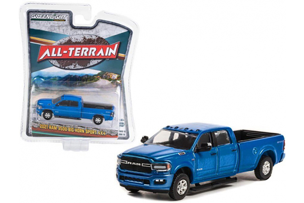 RAM 3500 BIG HORN SPORT 4X4 (2021), HYDRO BLUE PEARL COAT (ДЛИНА МОДЕЛИ 6-10 СМ)