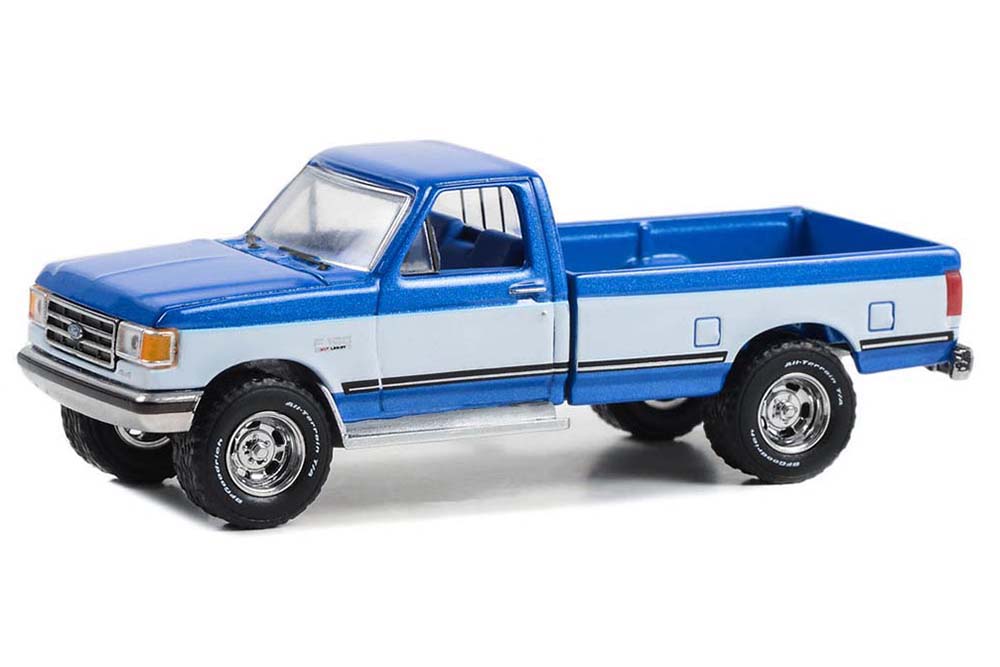 FORD F-150 XLT LARIAT 1988 BLUE/WHITE (ДЛИНА МОДЕЛИ 6-10 СМ)