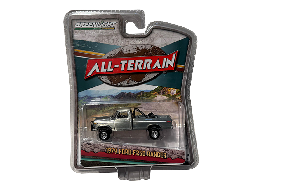 FORD F250 RANGER 4X4 С ЗАПАСНЫМ КОЛЕСОМ В КУЗОВЕ 1979 GOLD METALLIC (GREENLIGHT!!! НЕОКРАШЕННЫЙ)