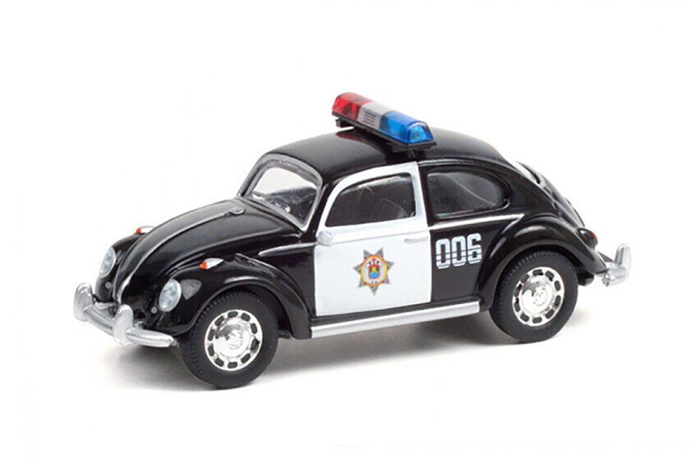 VW VOLKSWAGEN BEETLE VERACRUZ MEXICO POLICE (ДЛИНА МОДЕЛИ 6-10 СМ)