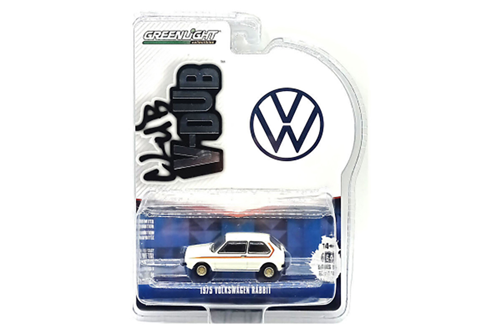 VW VOLKSWAGEN GOLF I RABBIT (1975), PASTEL WHITE (ДЛИНА МОДЕЛИ 6-10 СМ)