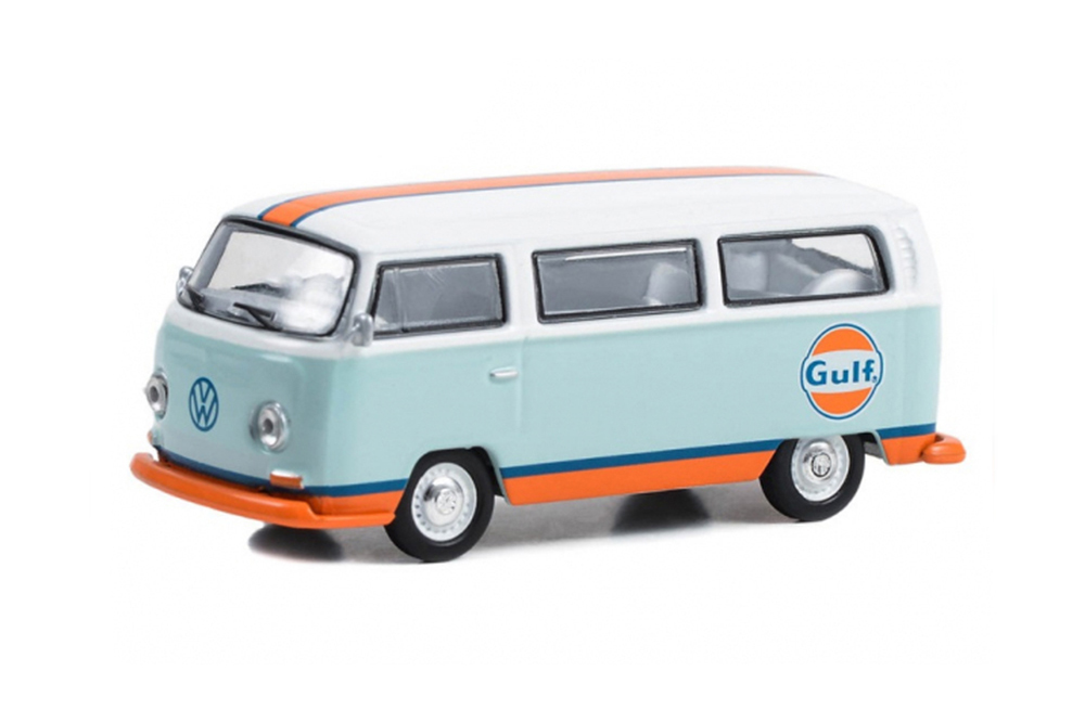 VW VOLKSWAGEN T2 BUS "GULF OIL" 1968 (ДЛИНА МОДЕЛИ 6-10 СМ)