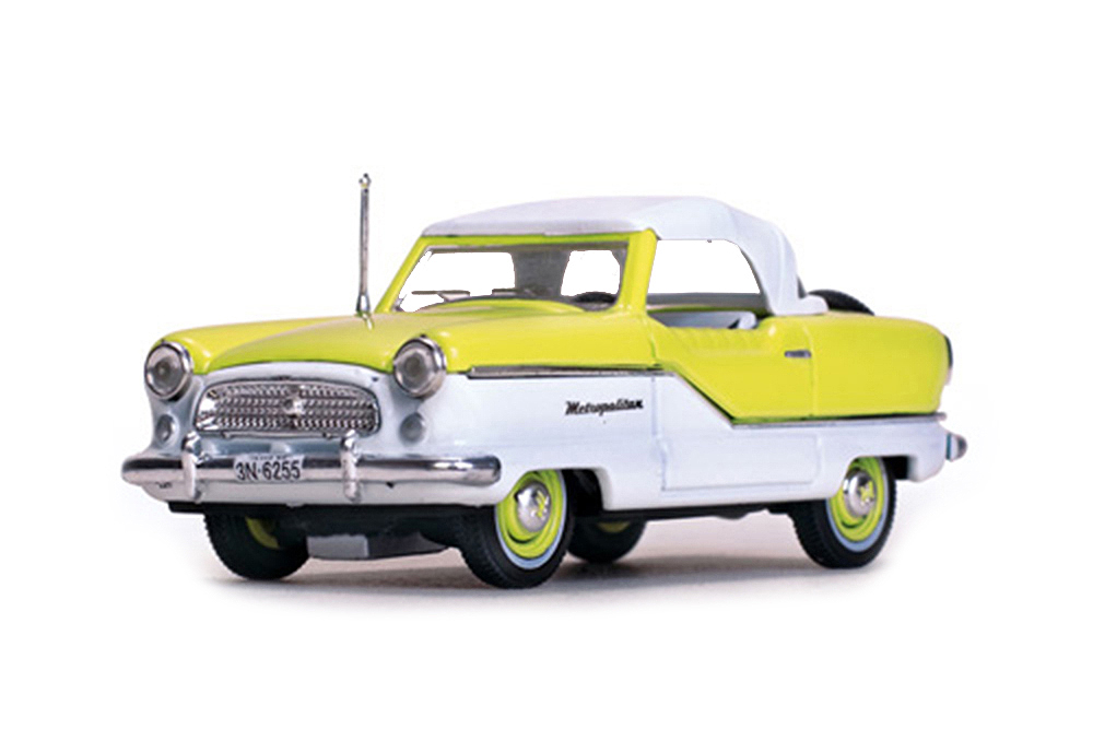 NASH METROPLITAN COUPE 1959 YELLOW/WHITE