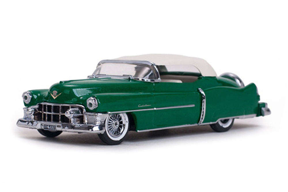 CADILLAC CLOSED CONVERTIBLE 1953 GREEN