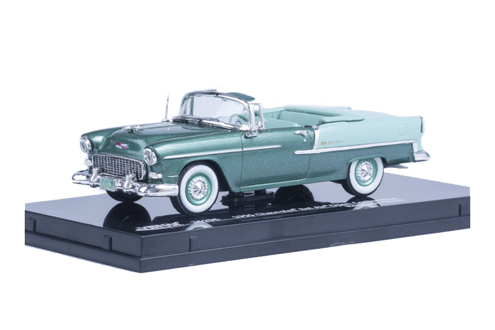 CHEVROLET BEL AIR OPEN CONVERTIBLE 1955 NEPTUNE GREEN
