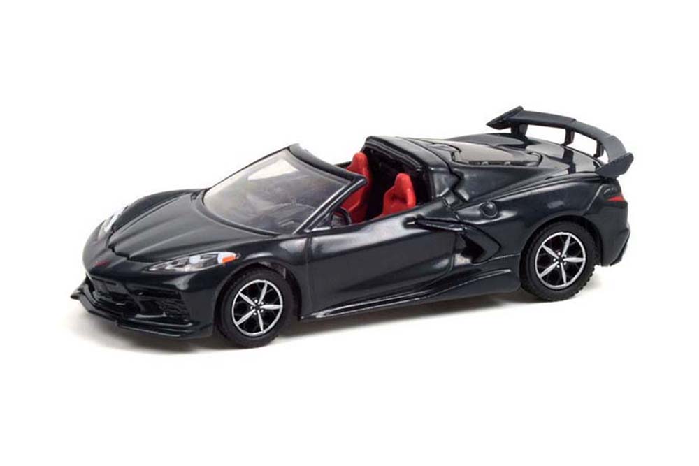 CHEVROLET CORVETTE C8 STINGRAY (LOT #3002) 2020 SHADOW GRAY METALLIC (ДЛИНА МОДЕЛИ 6-10 СМ)
