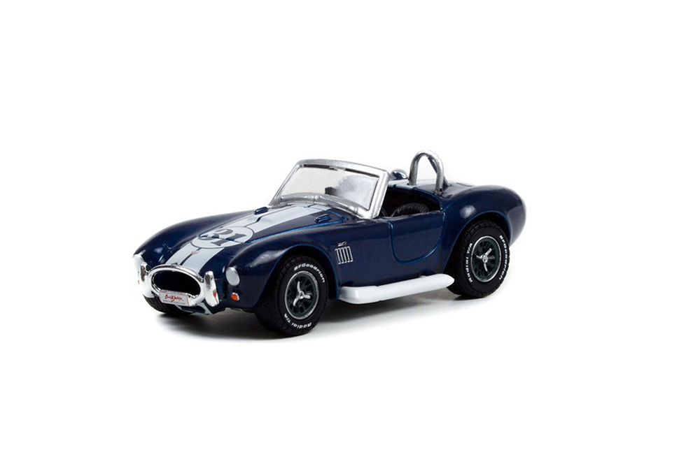 SHELBY COBRA CSX 4000 ROADSTER #31 (LOT #1353) 1965 GUARDSMAN BLUE/BLACK INTERIOR (ДЛИНА МОДЕЛИ 6-10 СМ)