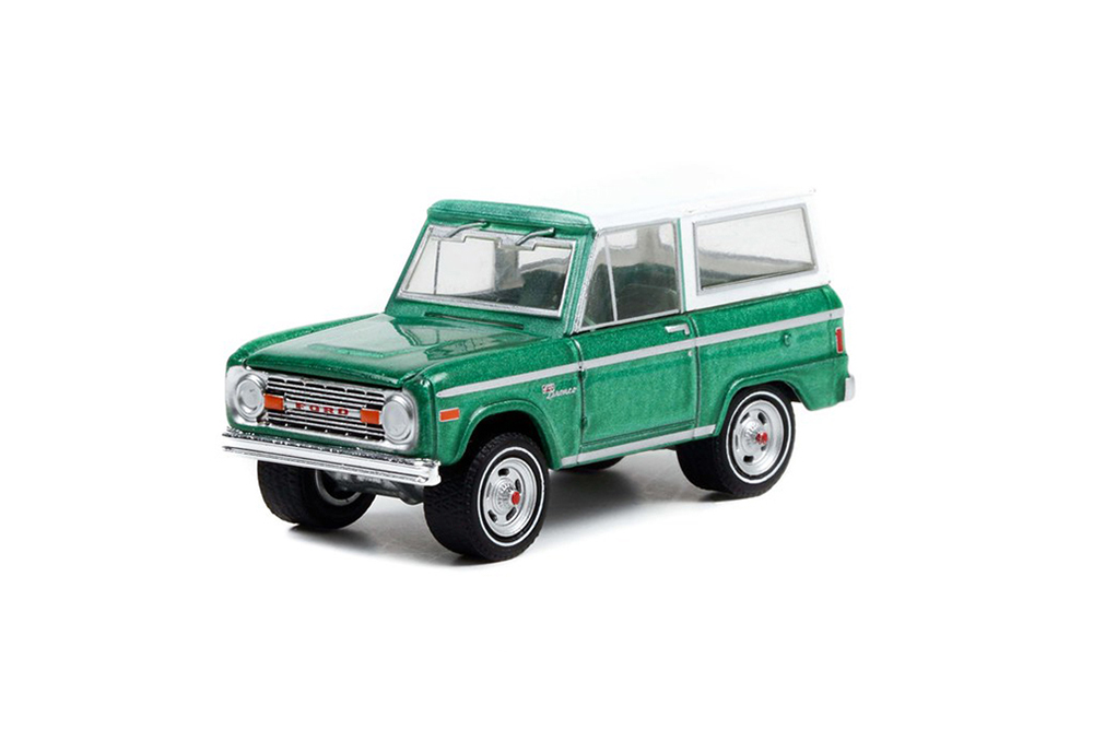 FORD BRONCO (LOT #1001.1) 1977 JADE GLOW/HOUNDSTOOTH INTERIOR (ДЛИНА МОДЕЛИ 6-10 СМ)