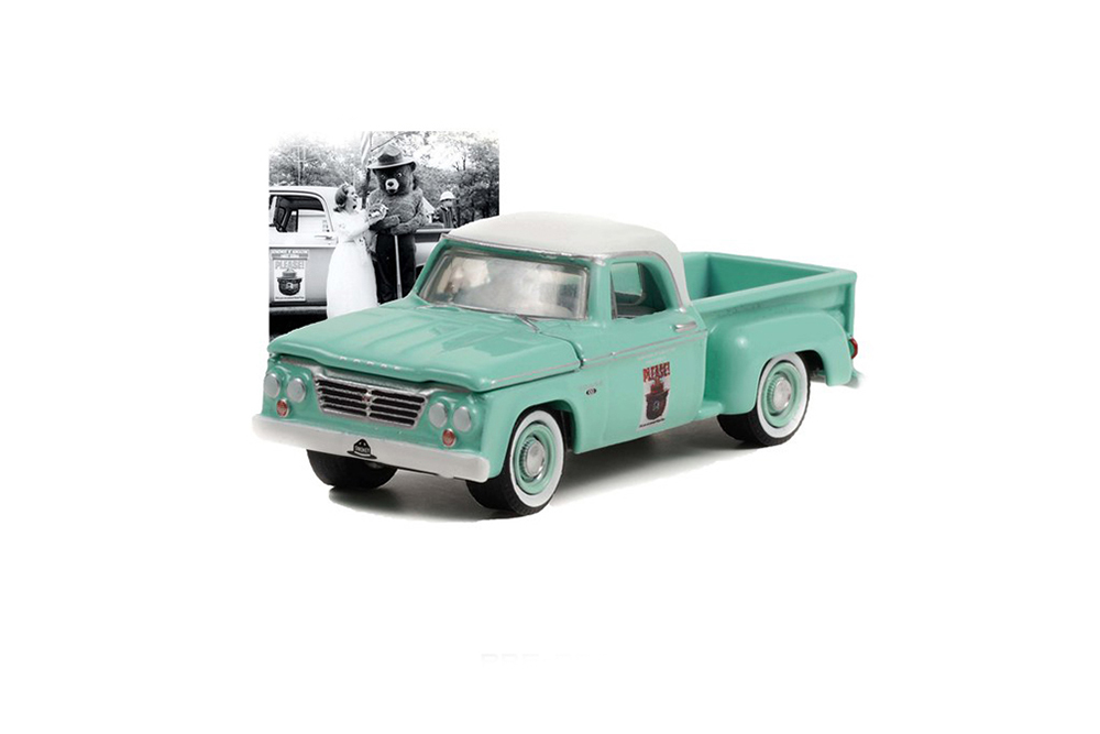 DODGE D-100 PLEASE! ONLY YOU CAN PREVENT FOREST FIRES 1965 (ДЛИНА МОДЕЛИ 6-10 СМ)