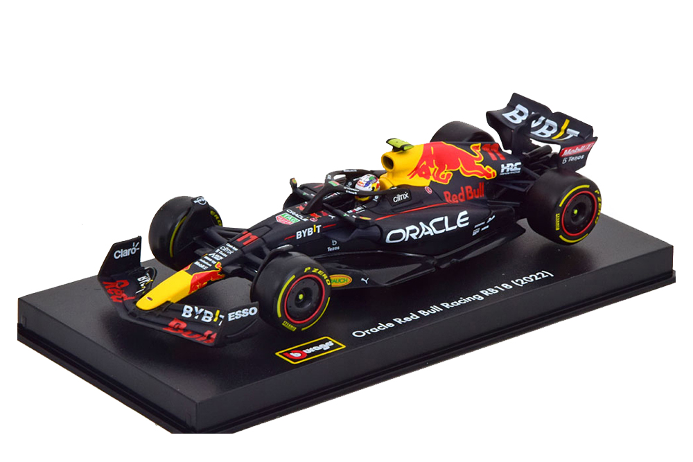 HONDA RED BULL RB18 #11RED BULL RACING C ФИГУРКОЙ ПИЛОТА S.PEREZ FORMULA 1 2022