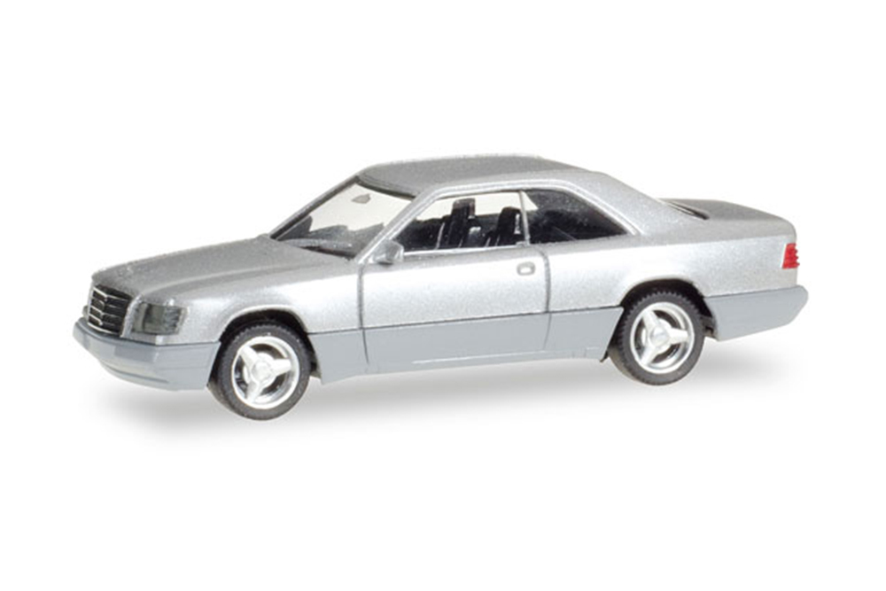MERCEDES-BENZ E320 КУПЕ C124 (W124) СЕРЕБРИСТЫЙ (ДЛИНА МОДЕЛИ 3-5 СМ)