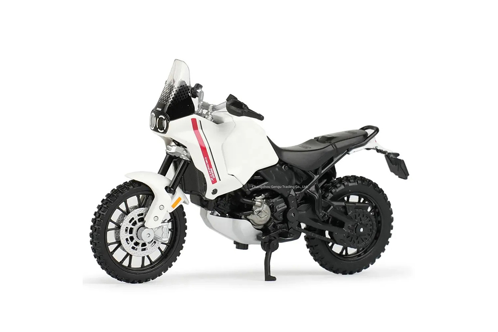 DUCATI DESERTX WHITE / ДУКАТИ ДЕЗЕРТ-ИКС БЕЛЫЙ (ДЛИНА 11.9 СМ)