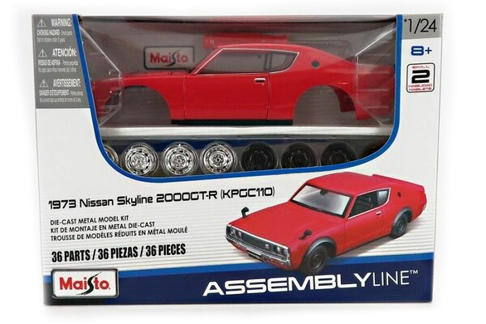 NISSAN SKYLINE 2000GT-R (KPGC110) 1973 (СБОРКА БЕЗ КЛЕЯ)