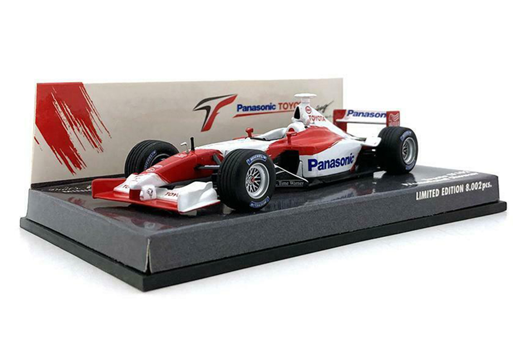 TOYOTA PANASONIC TF102 PROMOTIONAL SHOWCAR 2002 LIMITED EDITION 8002 PCS.