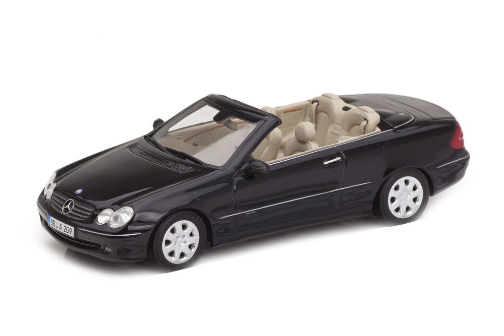 MERCEDES-BENZ CLK-CLASS CABRIOLET A209 (W209) 2003 ЧЕРНЫЙ