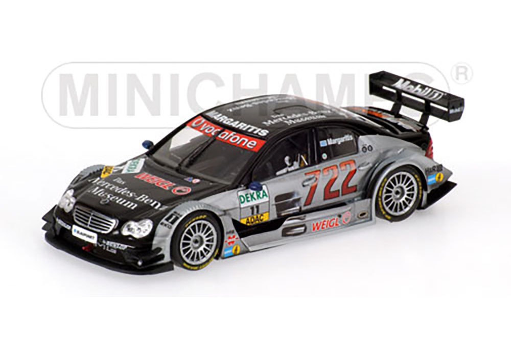 MERCEDES-BENZ C-CLASS DTM 2006 #11 ALEXANDROS MARGARITIS ЧЕРНЫЙ-СЕРЫЙ
