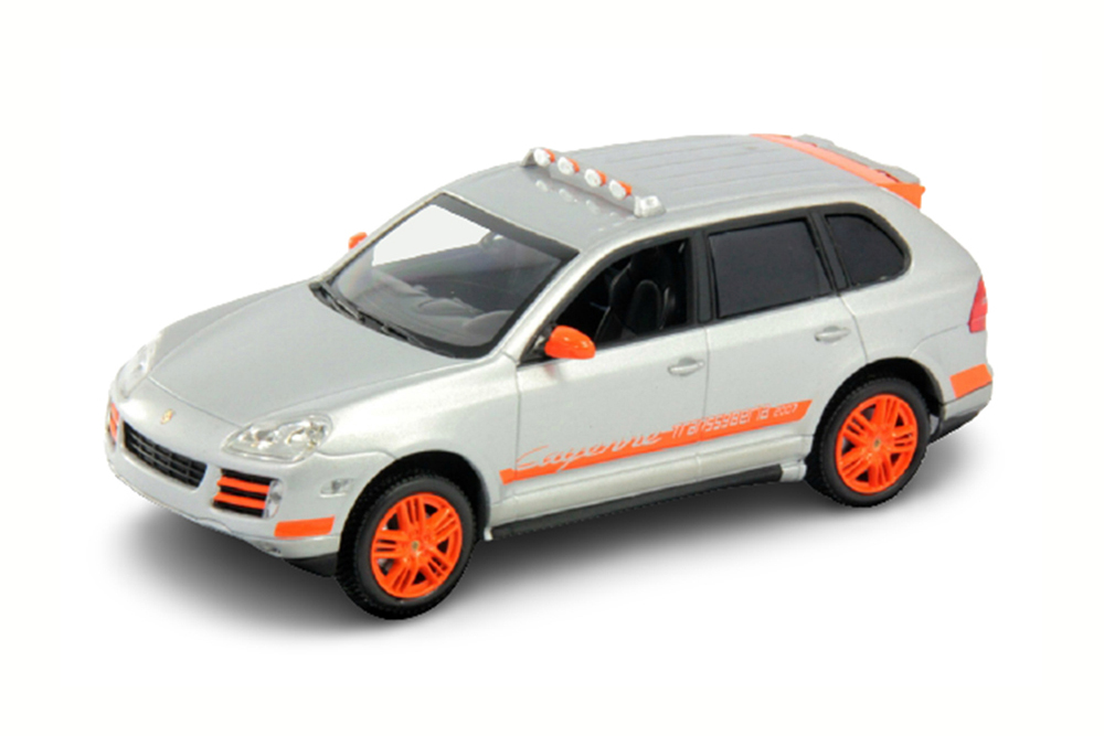 PORSCHE CAYENNE TRANSSYBERIA 2007 SILVER WITH ORANGE