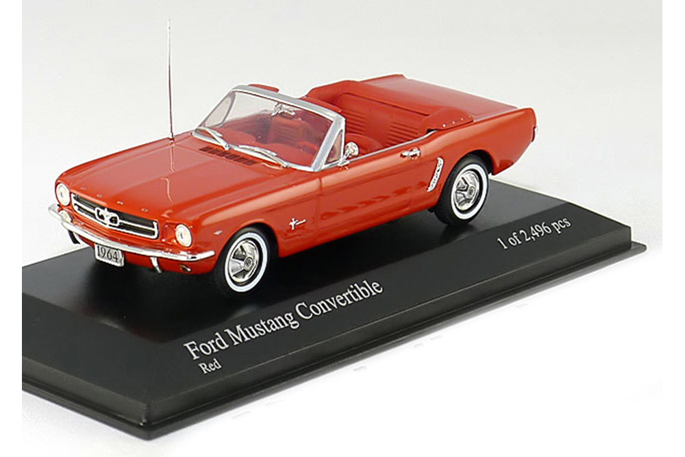 FORD MUSTANG CONVERTIBLE 1964 1/2 RED