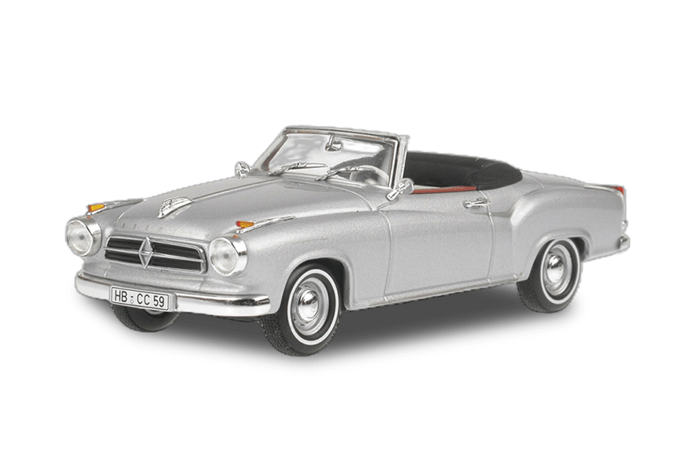 BORGWARD ISABELLA COUPE-CABRIOLET 1959 SILVER L.E. 2016 PCS.
