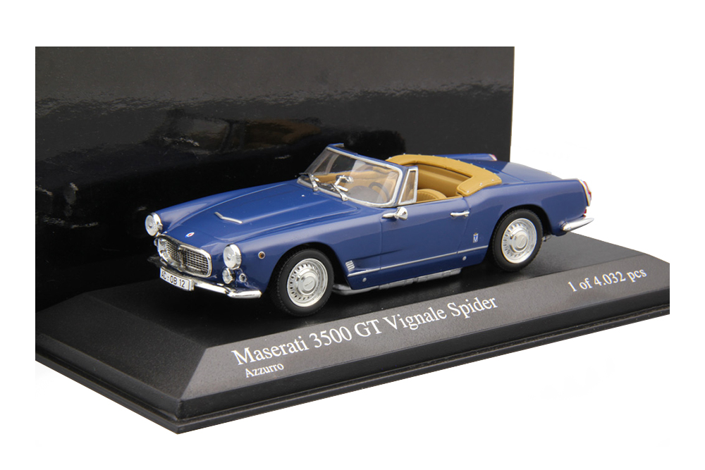 MASERATI 3500 GT VIGNALE SPIDER 1961 DARKBLUE