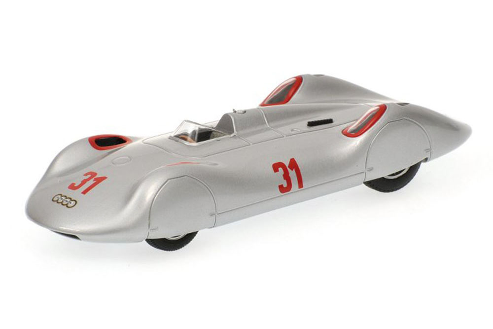AUTO UNION TYP C STREAMLINER 31 BERND ROSEMEYER AVUS RACE 1937, SILVER