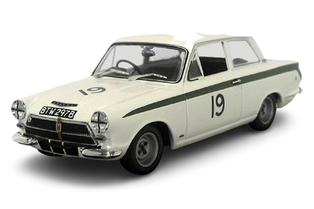 LOTUS CORTINA MK1 6th BRANDS HATCH 1964 #19